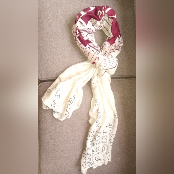 Harry Potter Marauder's Map large sheer scarf - Picture 2 of 4